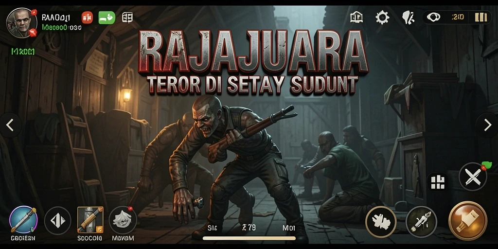 Screenshot menampilkan gameplay penuh ketegangan di RAJAJUARA.